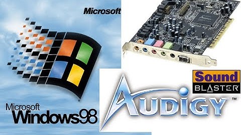 Soundblaster AUDIGY 1 Windows 98 Setup Tutorial