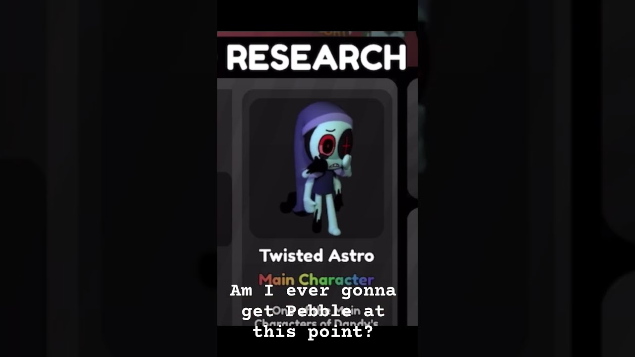 Am I Ever Gonna Get Pebble Dandysworld Astro Sprout Vee Shelly Roblox Dandy