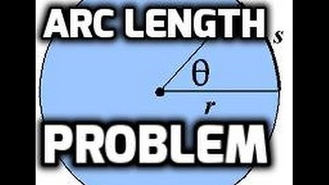 Arc length sample problem in UNDER 3 MINUTES easy explanation of ARC LENGTH