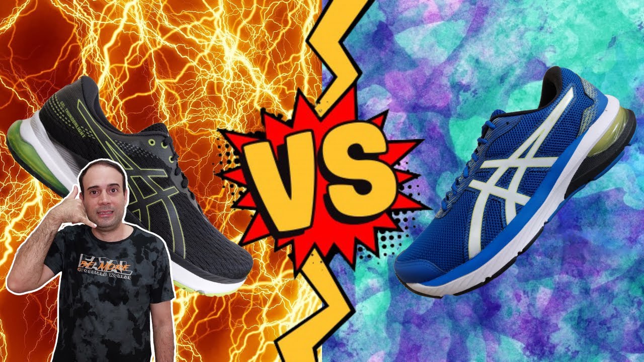 Asics Gel Thunderlight vs Asics Gel Shogun 5 - Comparativo - YouTube