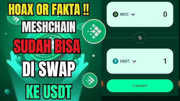 MESHCHAIN BISA DI SWAP KE USDT‼️HOAX ATAU FAKTA