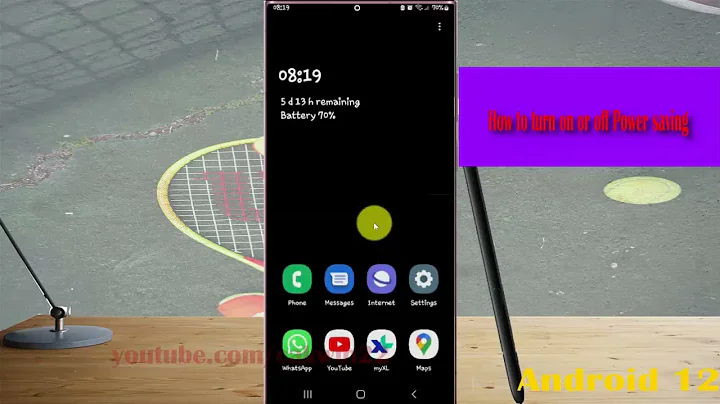 Samsung Galaxy S22 Ultra : How to turn on or off Power saving
