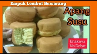 Hanya 1 telur||Apem apang Susu empuk lembut dan bersarang.Rasa premium