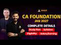CA Foundation Jan 2027 Complete Roadmap | Study Plan, Strategy & Preparation Guide