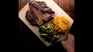 G'knight brown sugar t-bone steak