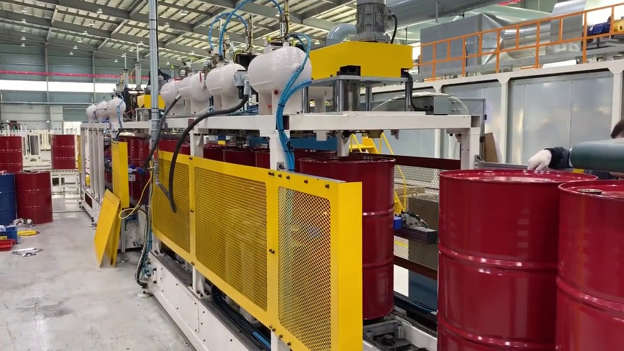 200L Drum Body making line YouTube