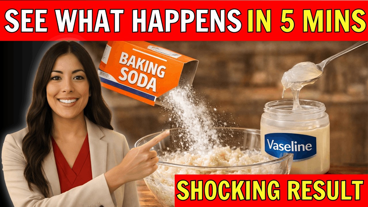 Mix Vaseline With Baking Soda & Apply It For 5 Mins: See What Happens