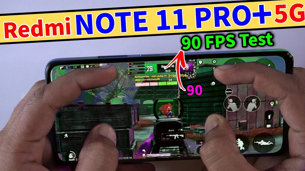 redmi note 11 pro pubg 90 fps