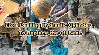 Fix a Leaking Hydraulic Cylinder , To Replace the Oil Seal.