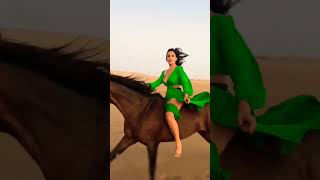 I'm unstoppable | Girl horse riding | #shorts