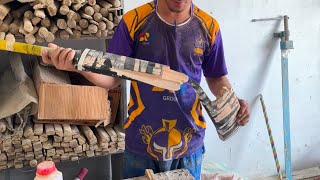 How we can two piece broken cricket bat with high quality material 🏏