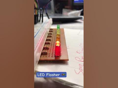 Arduino LED Flasher Circuit | Arduino LED Circuit Code | Arduino Blink ...