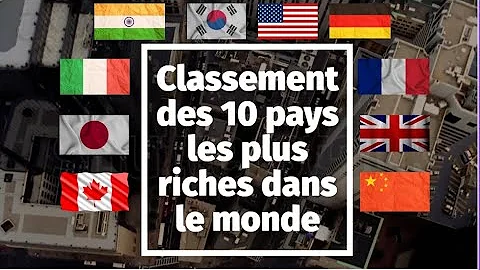 Quel est le premier PIB mondial ?