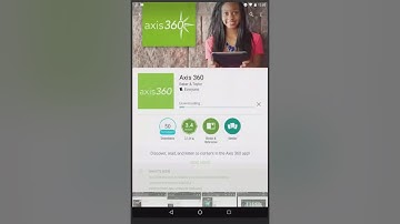 Download the Axis 360 App to an Android Device