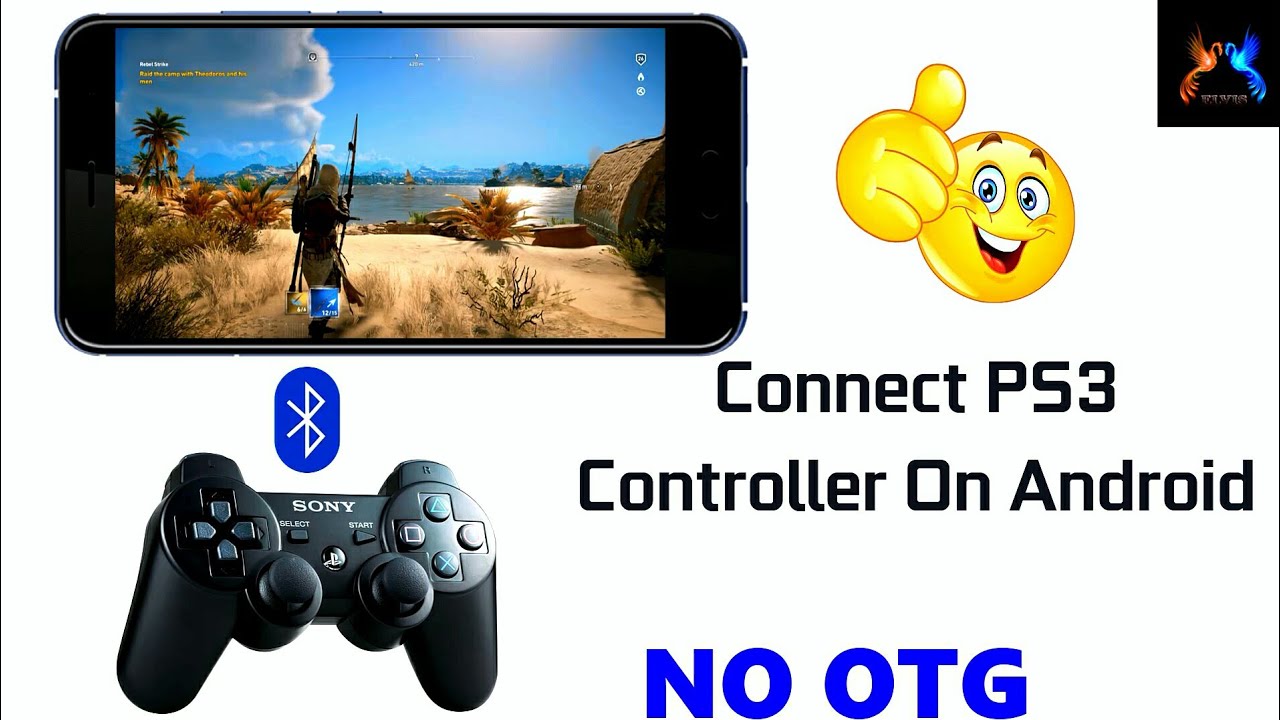 How To Connect PS3 Controller To Android Wirelessly Cable) - YouTube