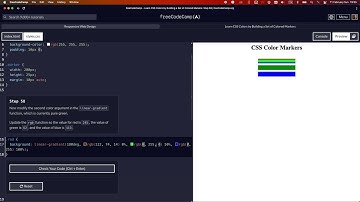 LEARN CSS COLORS BY BUILDING A SET OF COLORED MARKERS STEP 57 #freecodecamp #html5 #css #learncss