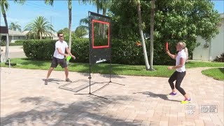 Jazzminton, a new game invented in Clearwater, now sold nationwide
