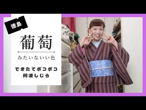 ドット　着物　水玉　袷　綸子　小紋　正絹　KIMONO姫　七緒