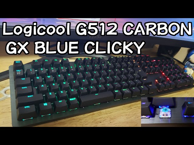 Logicool G512 CARBON キーボード（青軸） 【説明欄必読】 Logicool