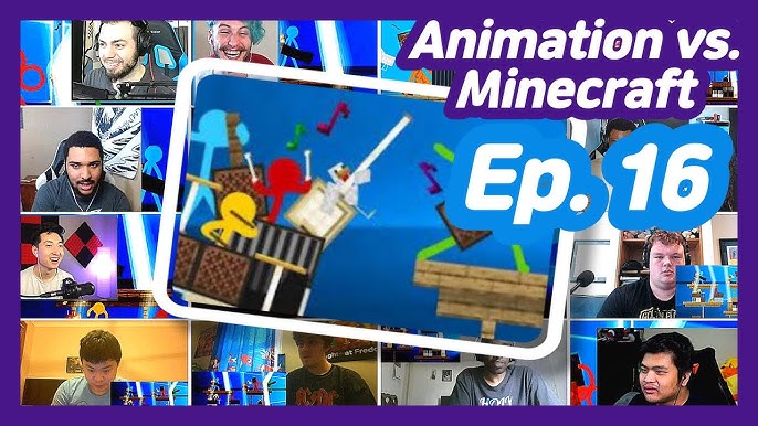 Animation vs. Minecraft (original) REACTION MASHUP 