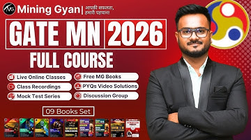 MG GATE MN 2026 Full Course | Faculty Members | 9 Books | Guru Dron:PMP | Mock Test | Mining Gyan