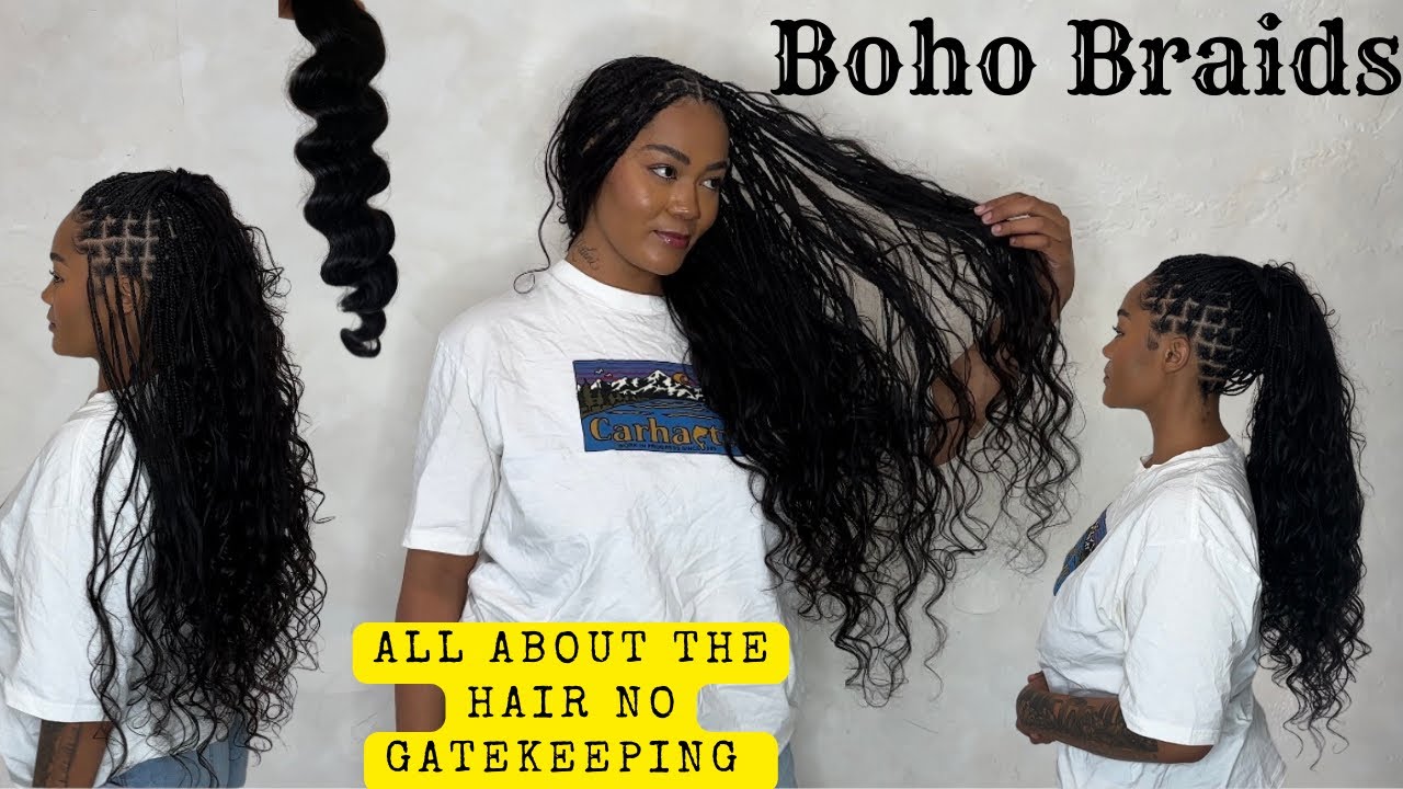 Best Loose Wave Human Hair To Use For Boho Braids ✨ episode 6 Ft YgWigs 