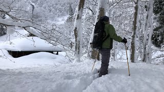 2019年初キャンプ！豪雪、雪中、軍幕、薪ストーブ！~その２~