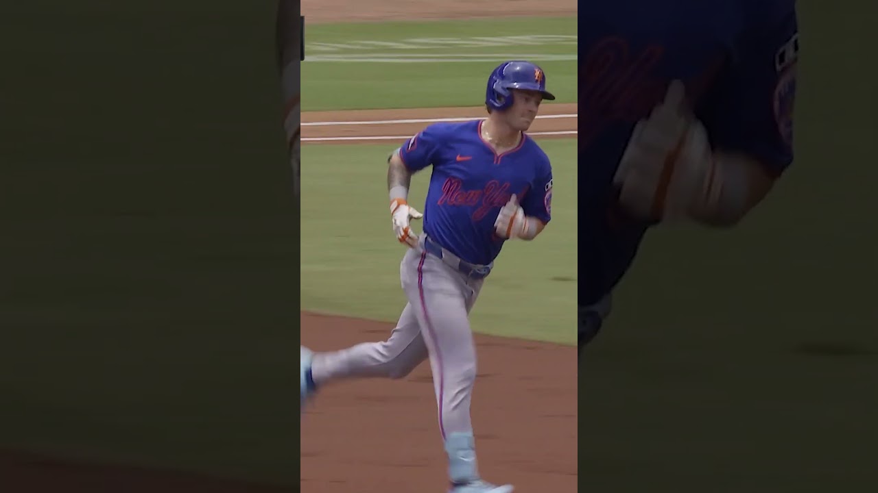 A.J. Ewing launches a home run 🚀 #mets #baseball #mlb #sports #highlights #braves