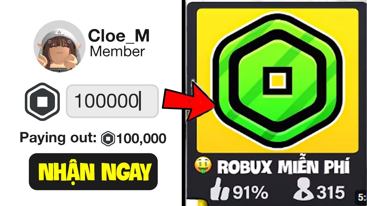 Roblox Vng | Cách Nhận Robux Miễn Phí Mới Nhất 2024 Từ CH Play | Vịt ...