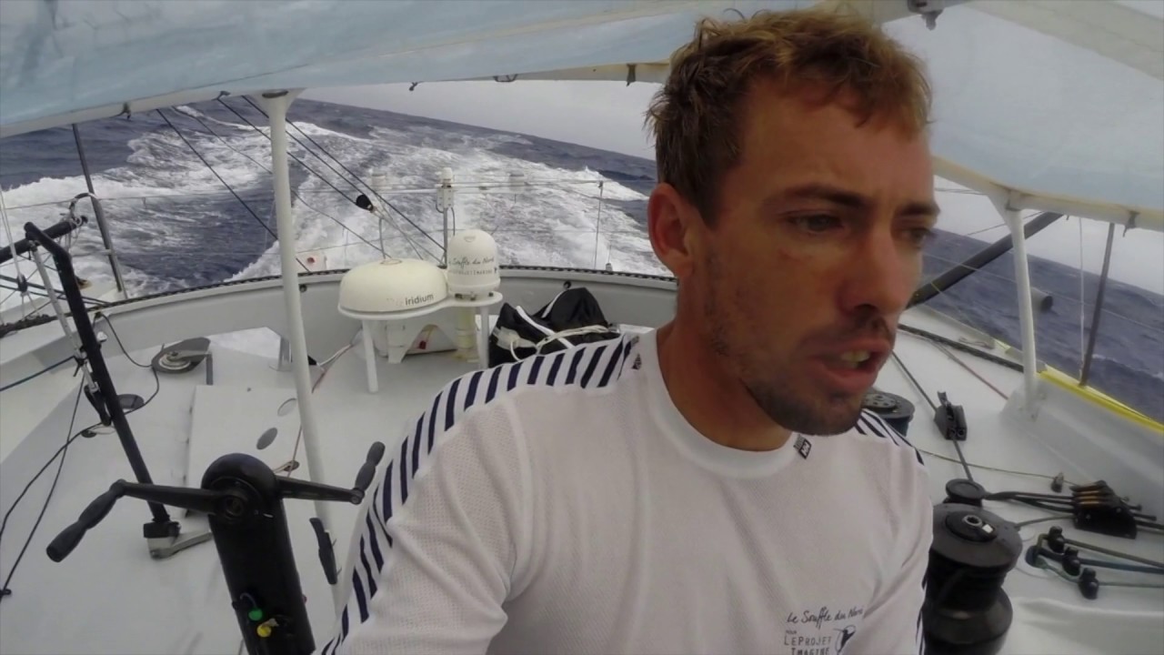 J21 : Thomas Ruyant au contact de Jean Le Cam et Jean-Pierre Dick / Vendée Globe