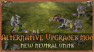 Alterantive Upgrades mod update with new creature banks and new unseen neutral units