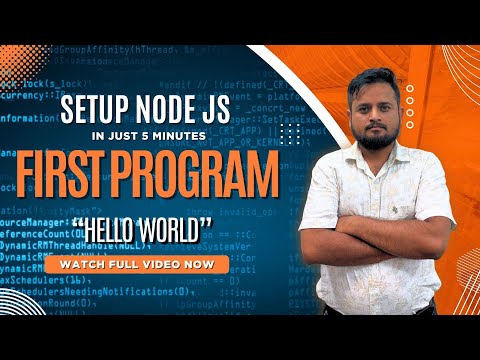𝗛𝗼𝘄 𝘁𝗼 𝗦𝗲𝘁 𝗨𝗽 𝗡𝗼𝗱𝗲.𝗷𝘀 𝗮𝗻𝗱 𝗥𝘂𝗻 𝗬𝗼𝘂𝗿 𝗙𝗶𝗿𝘀𝘁 "𝗛𝗲𝗹𝗹𝗼 𝗪𝗼𝗿𝗹𝗱" 𝗦𝗰𝗿𝗶𝗽𝘁