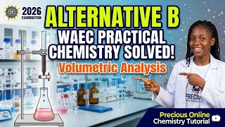 25MARKS ACED! Step-by-step solution to WAEC Chemistry Practical Alternative B (Question 1) is live!
