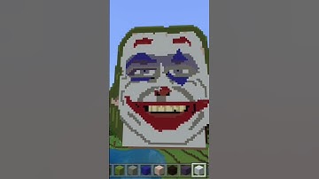The Joker Pixel Art #minecraft