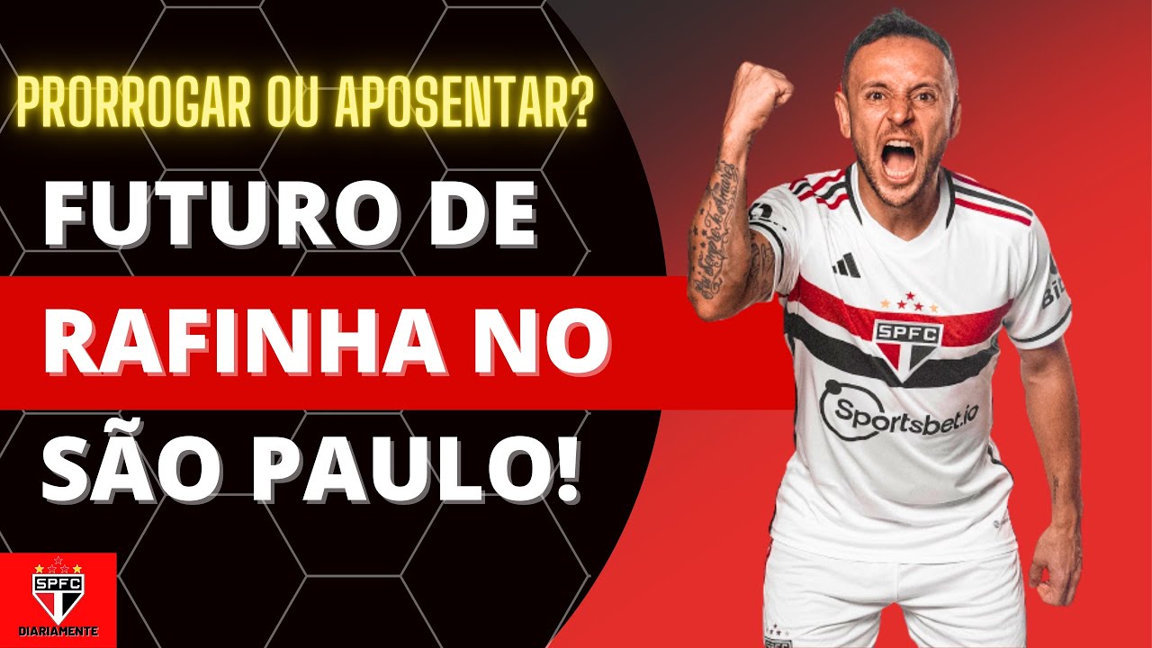 Aos 38, Rafinha coloca data para aposentadoria no São Paulo