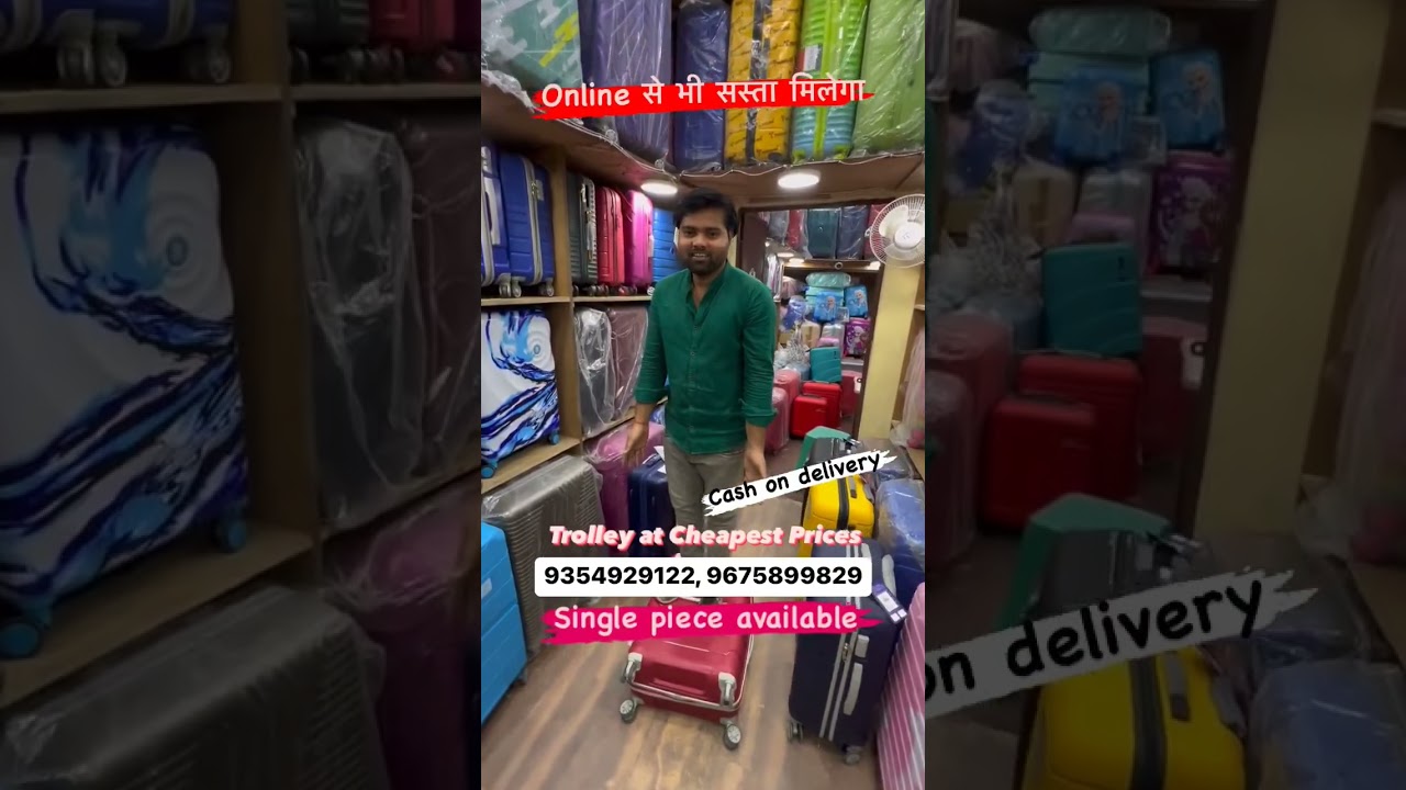 cheapest trolley bags in delhi