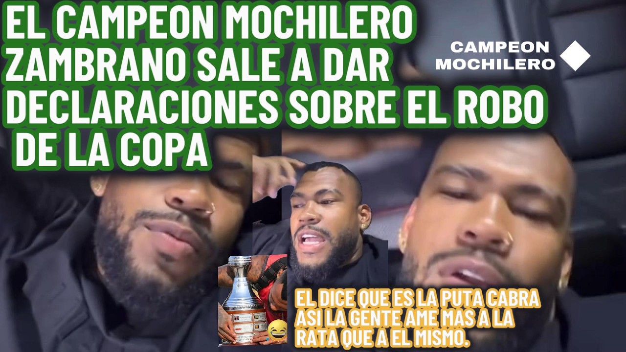 SALIO A HABLAR ZAMBRANO EL REY DE LA MOCHILA| #fblifestyle #desafiothebox