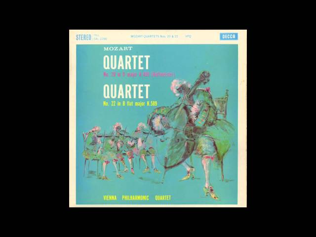 Silent Tone Record/モーツァルト：弦楽四重奏曲20番，22番