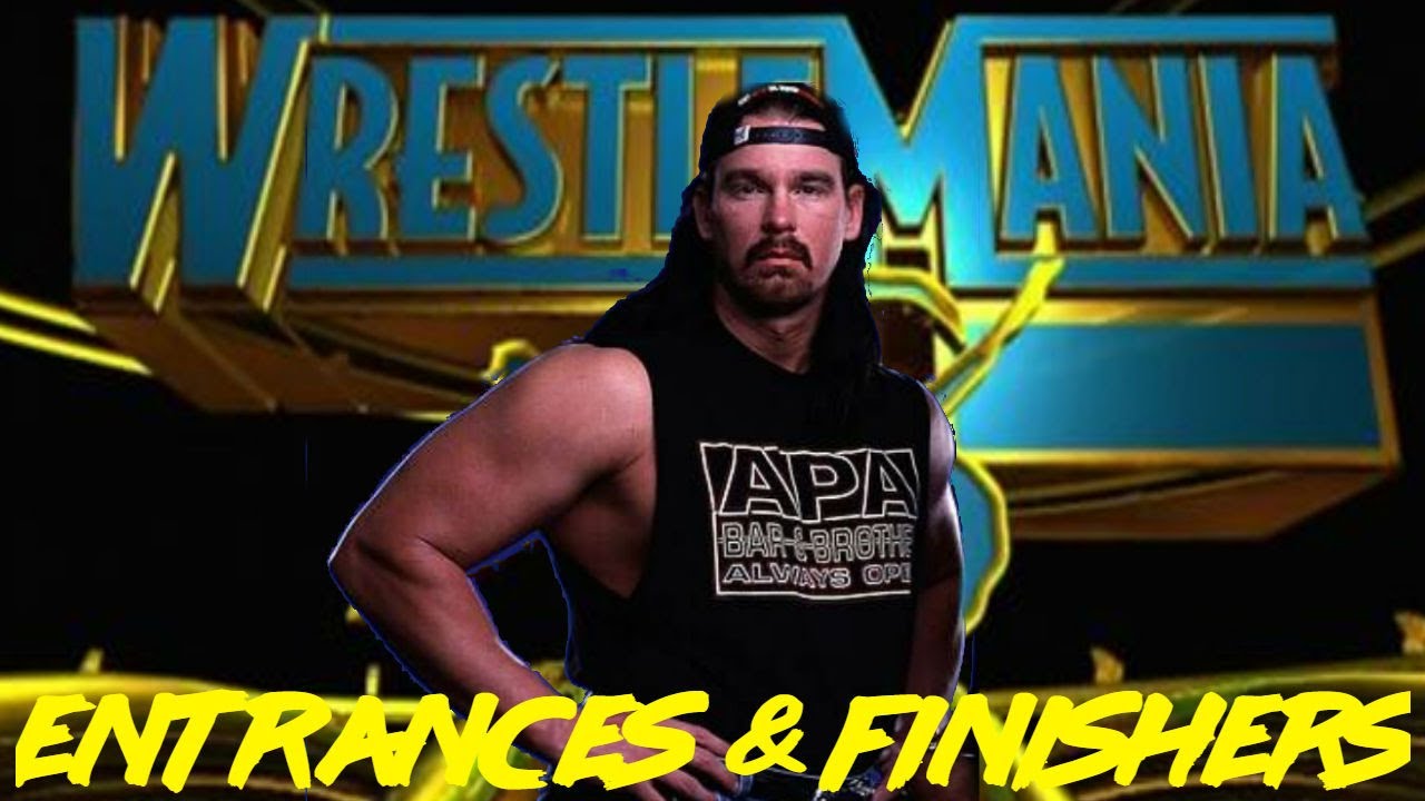 WWF Wrestlemania X8 Entrances & Finishers Bradshaw YouTube
