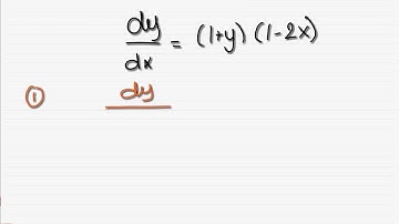 A Level Maths - C4: Solving differential equations by integration (6.8)