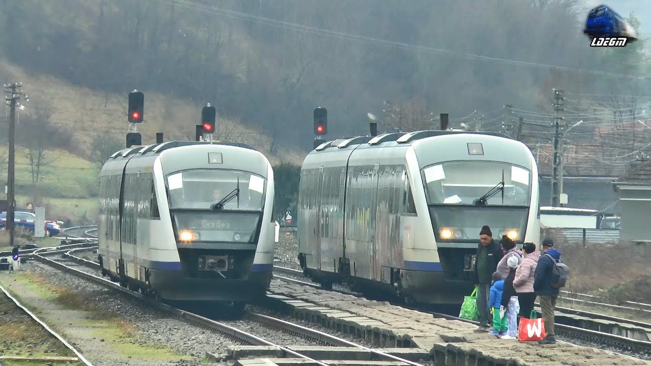 Trenuri Înainte de Electrificare în Gara Bratca - 25 Februarie 2024