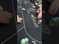 Five players in the game and over three thousand dollars pot