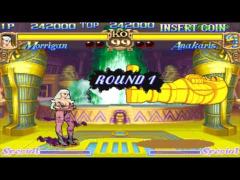Darkstalkers: The Night Warriors - Morrigan (Arcade)