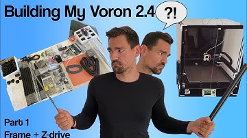 Voron 2.4 3D printer building - EP 1.  #myvoronjourney - 4K HD feeling video