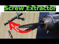 How to use a Screw Extractor Set - (Remove broken or stripped screws)