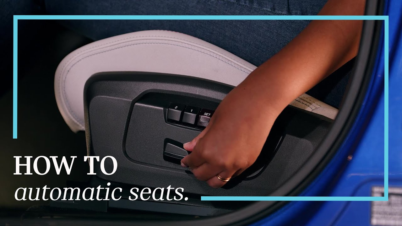 How To Adjust Automatic Seats | MINI How-To