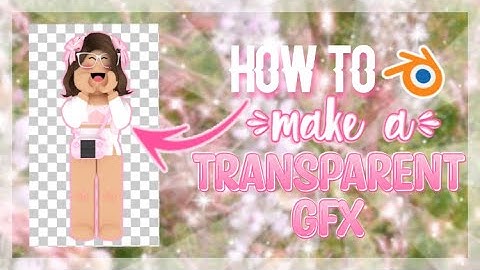 How to make a TRANSPARENT GFX (blender 2.9) || knotmelody