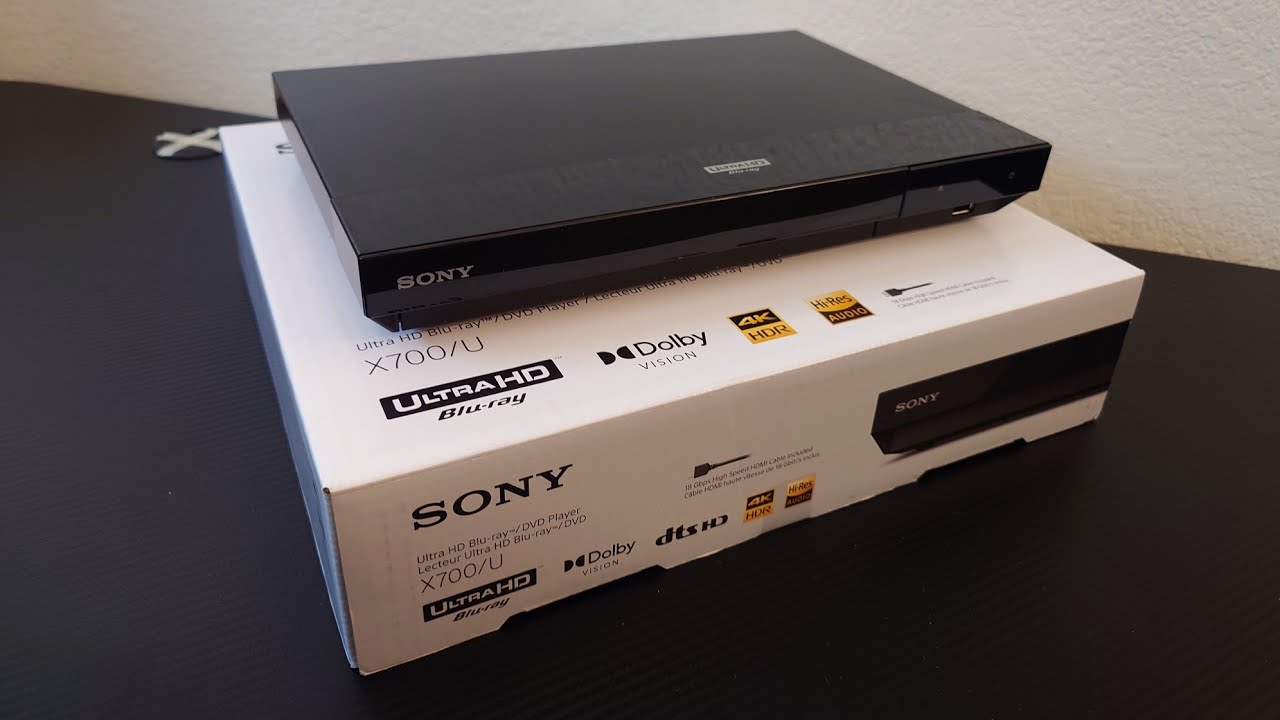 SONY-UBPX700/U 4K Ultra HD Blu-Ray Player Unboxing