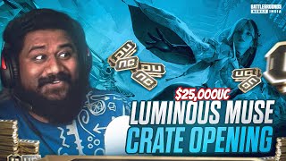 M762 LUMINOUS MUSE MAX LEVEL UPGRADED 25,000 UC CRATE OPENING I #vaadhi #vaathi #tt #teamtamilas