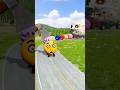 Big &amp; Small Colourful Cars vs Giant Nokia Hammer - BeamNG.drive